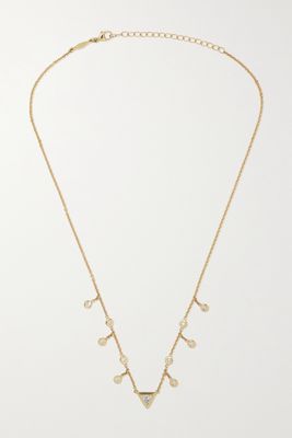 Jacquie Aiche - 14-karat Gold Diamond Necklace - one size