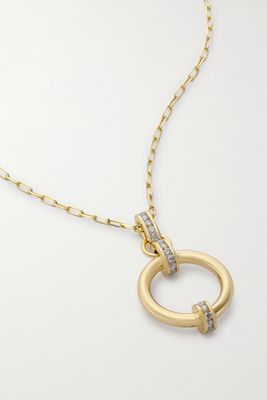 State Property - Idris 18-karat Gold Diamond Necklace - one size