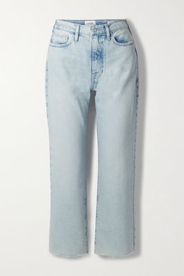 FRAME - Le Jane High-rise Straight-leg Jeans - Blue