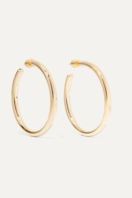 Jennifer Fisher - Baby Lilly Gold-plated Hoop Earrings - one size