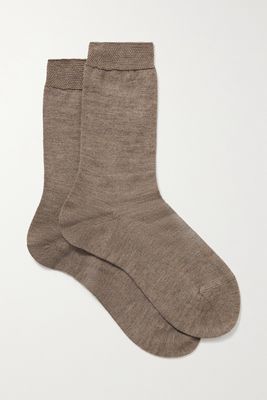 FALKE - No.1 Cashmere-blend Socks - Neutrals