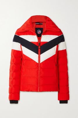 Fusalp - Mathilde Color-block Quilted Ski Jacket - Red