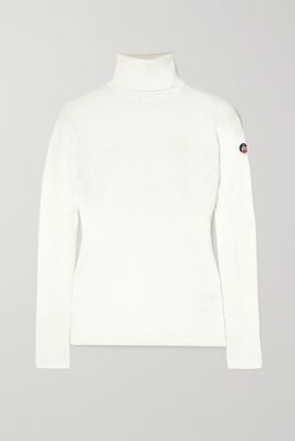 Fusalp - Ancelle Ribbed-knit Turtleneck Sweater - White