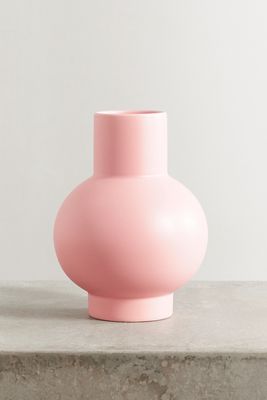 Raawii - Strøm Large Earthenware Vase - Pink