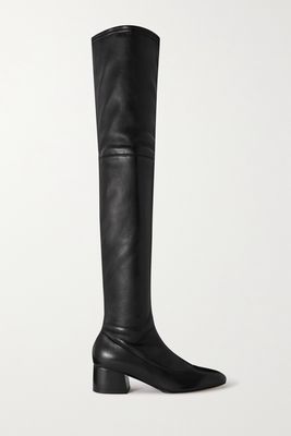 Khaite - Sedona Leather Over-the-knee Boots - Black