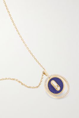 Messika - Lucky Move 18-karat Gold, Lapis Lazuli And Diamond Necklace - one size