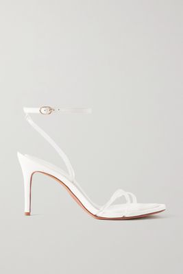 Alexandre Birman - Elisa Leather And Pvc Sandals - White