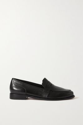 Porte & Paire - Leather Loafers - Black