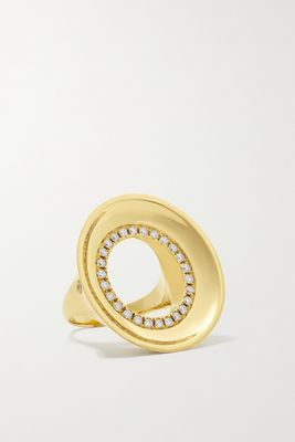 State Property - Drew 18-karat Gold Diamond Ring - 7
