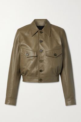 Petar Petrov - Manheim Leather Jacket - Brown