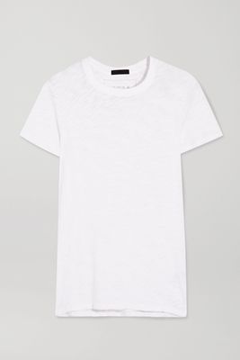 ATM Anthony Thomas Melillo - Schoolboy Slub Cotton-jersey T-shirt - White