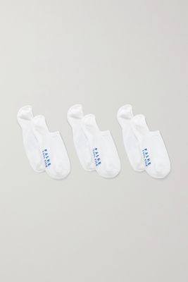 FALKE - Cool Kick Set Of Three Knitted Socks - White