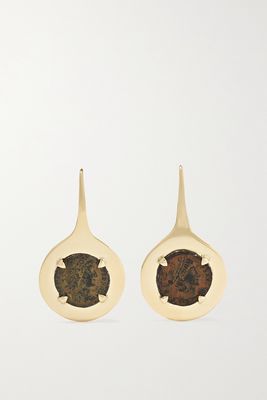 Dubini - 18-karat Gold And Bronze Earrings - one size