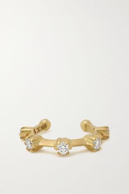 Jade Trau - Kismet 18-karat Gold Diamond Ear Cuff - one size