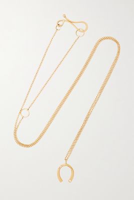 Melissa Joy Manning - 14-karat Recycled Gold Herkimer Diamond Necklace - one size