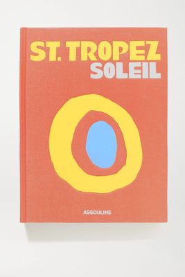 Assouline - St. Tropez Soleil By Simon Liberati Hardcover Book - Orange