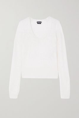 TOM FORD - Mohair-blend Sweater - Off-white