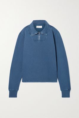 Les Tien - Yacht Cotton-jersey Sweatshirt - Blue