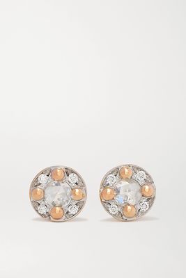 Pomellato - M'ama Non M'ama 18-karat Rose Gold Diamond Earrings - one size