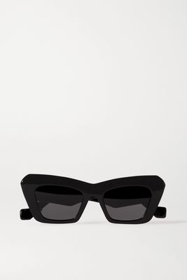 Loewe - Oversized Cat-eye Acetate Sunglasses - Black