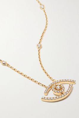 Messika - Lucky Eye 18-karat Gold Diamond Necklace - one size