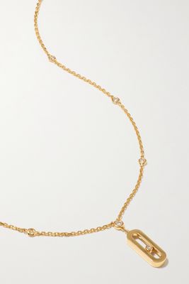Messika - Move Uno Long 18-karat Gold Diamond Necklace - one size