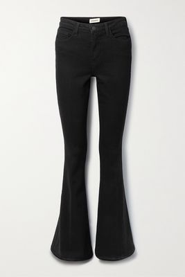 L'Agence - Marty High-rise Flared Jeans - Black
