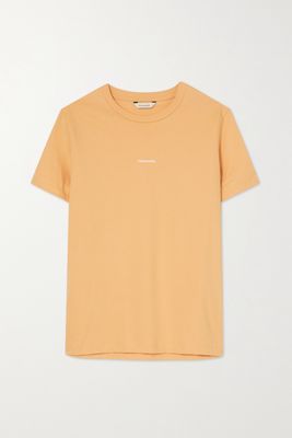 Holzweiler - Suzana Printed Organic Cotton-jersey T-shirt - Orange