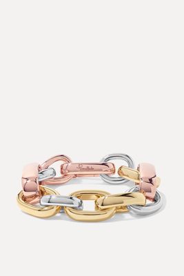 Pomellato - Iconica 18-karat Yellow And Rose Gold And Rhodium-plated Bracelet - one size