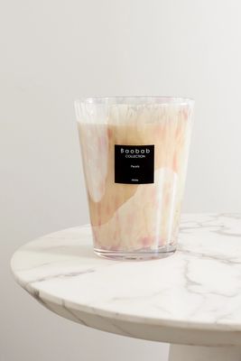 Baobab Collection - White Pearls Max 24 Scented Candle, 5kg - Cream