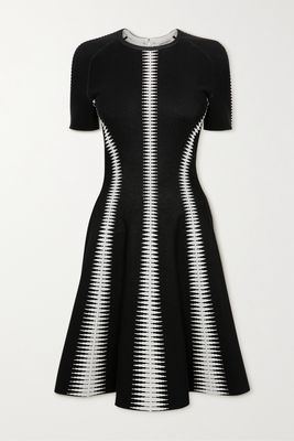 Alexander McQueen - Jacquard-knit Dress - Black