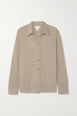 Bottega Veneta - Wool Shirt - Neutrals