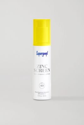 SUPERGOOP! - Zincscreen 100% Mineral Lotion Spf40, 50ml - Pink