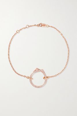 Repossi - 18-karat Rose Gold Diamond Bracelet - one size