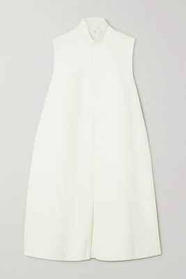Roksanda - Dima Pleated Crepe Mini Dress - White