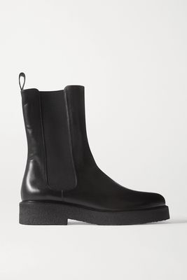 STAUD - Palamino Leather Chelsea Boots - Black