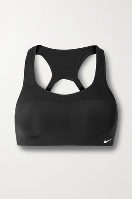 Nike - Alpha Mesh-trimmed Dri-fit Sports Bra - Black