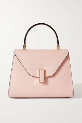 Valextra - Iside Mini Textured-leather Tote - Pink