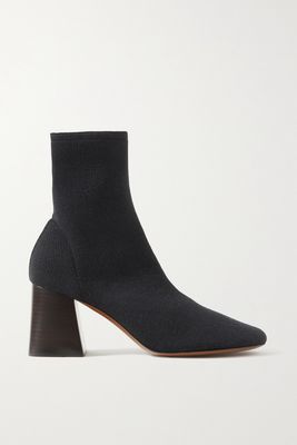 Neous - Lepus Stretch-knit Ankle Boots - Black