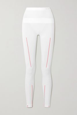 FALKE Ergonomic Sport System - Stretch-knit Leggings - White