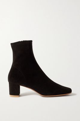 BY FAR - Sofia Suede Ankle Boots - Black