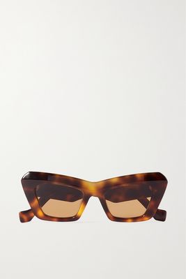 Loewe - Cat-eye Tortoiseshell Acetate Sunglasses - one size