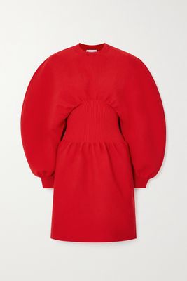 Bottega Veneta - Wool-blend Mini Dress - Red