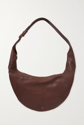 Khaite - August Leather Shoulder Bag - Brown