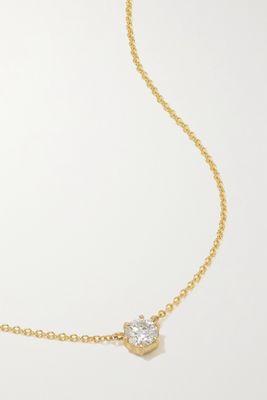 Jade Trau - Medium Penelope 18-karat Gold Diamond Necklace - one size