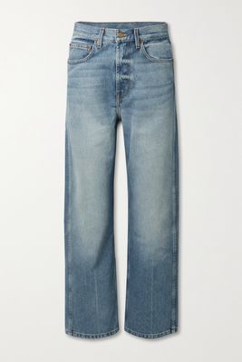 B SIDES - Plein High-rise Straight-leg Jeans - Blue