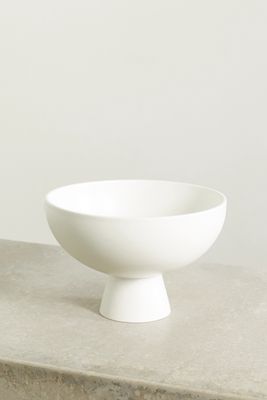 Raawii - Strøm Large Earthenware Bowl - White
