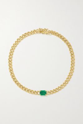 Anita Ko - 18-karat Gold Emerald Bracelet - one size