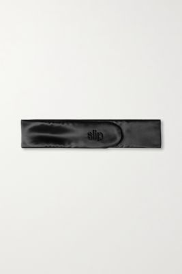 Slip - The Glam Band Mulberry Silk Headband - Black