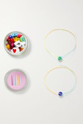Roxanne First - Bead For Your Bestie Diy Cord And Bead Bracelet Kit - White